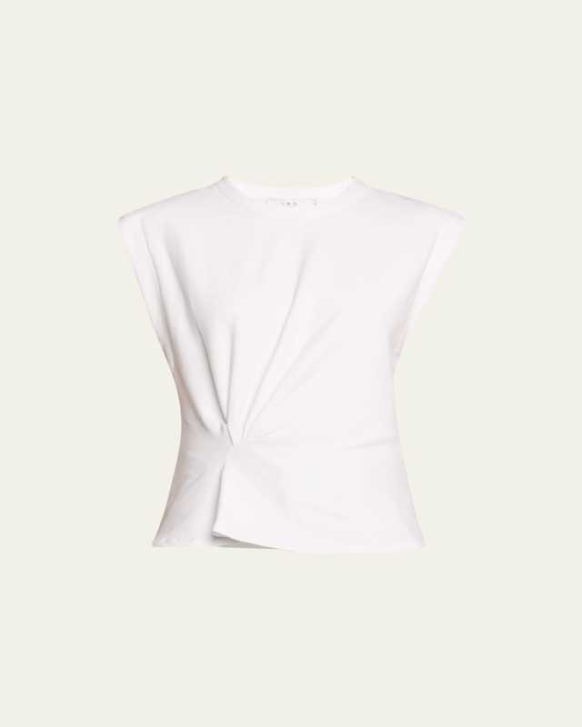 Fili Sleeveless Gathered Top